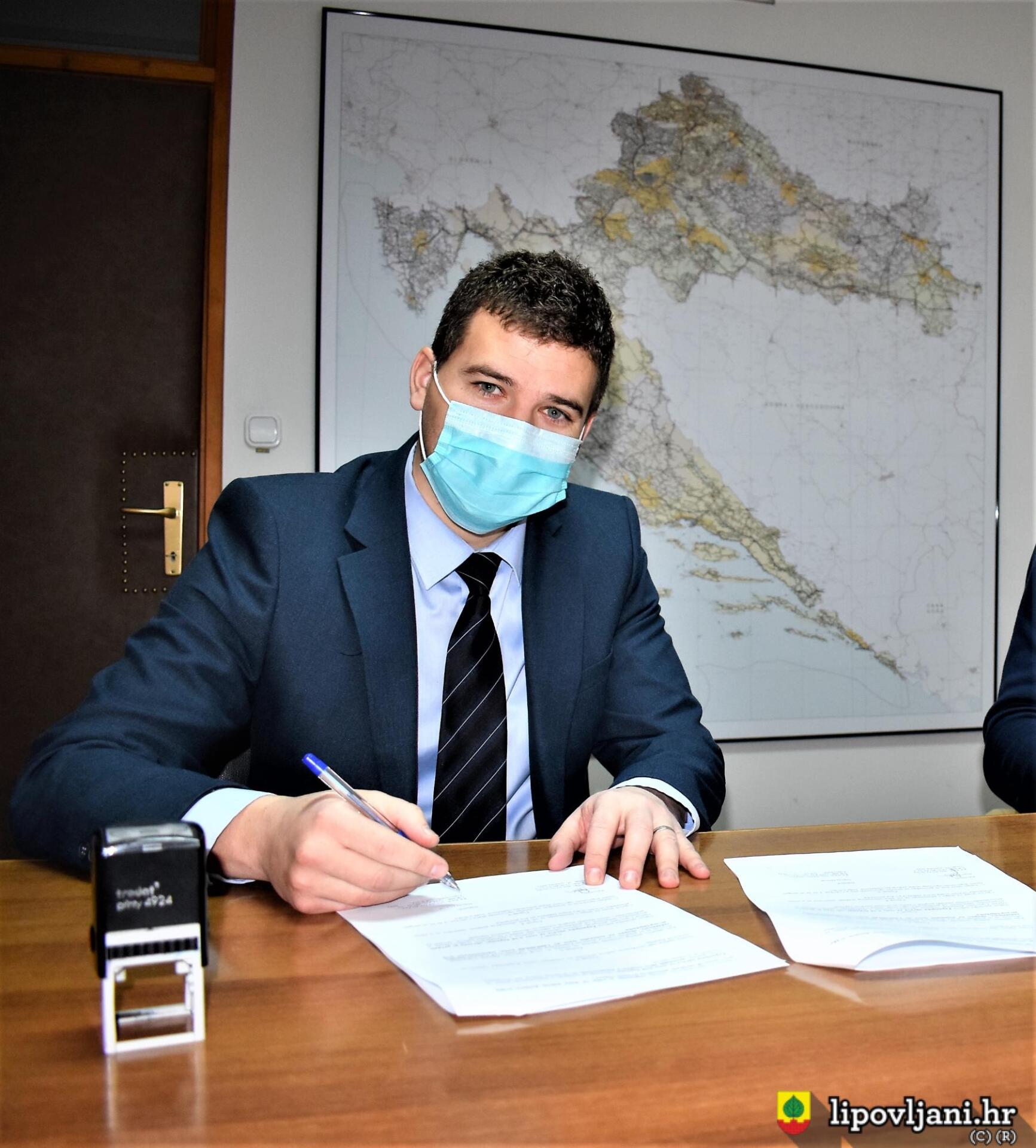 Potpisan ugovor o zajedničkom financiranju obnove županijske ceste od Lipovljana do Piljenica