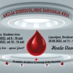 Akcija dobrovoljnog darivanja krvi u rujnu 2022. godine.
